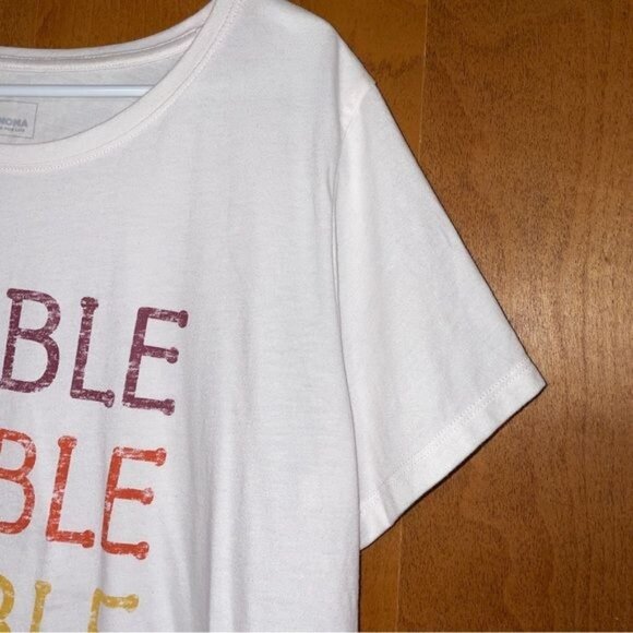 Sonoma Goods For Life Womens Thanksgiving Gobble Graphic T-Shirt L - Picture 4 of 6